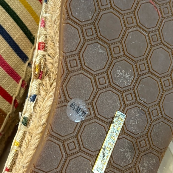 Louise et Cie Pineapple Striped Espadrille Womens Sz 6.5 - Picture 7 of 7